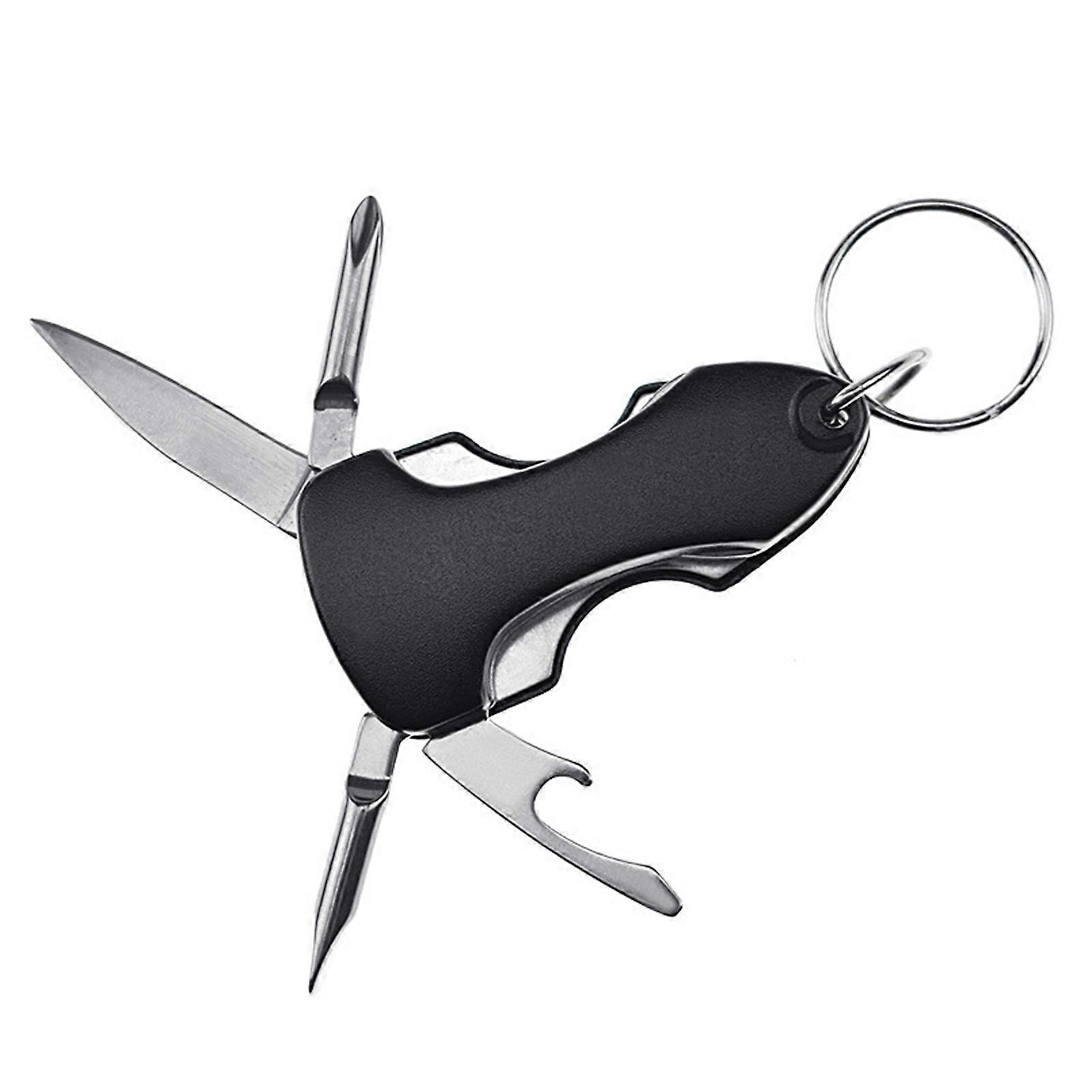 Multifunctional Pocket Knife Compact Portable 4 in 1 Folding Pocket Knife for Travelling Camping Picnic