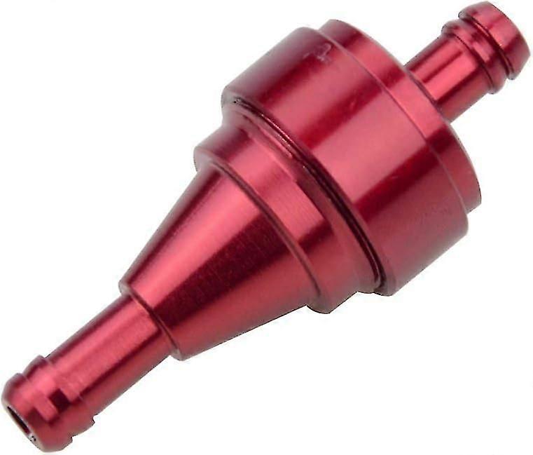 Aluminum Fuel Filter Replacement for Universal Replacement for ATV Motorcycle Scooter Red