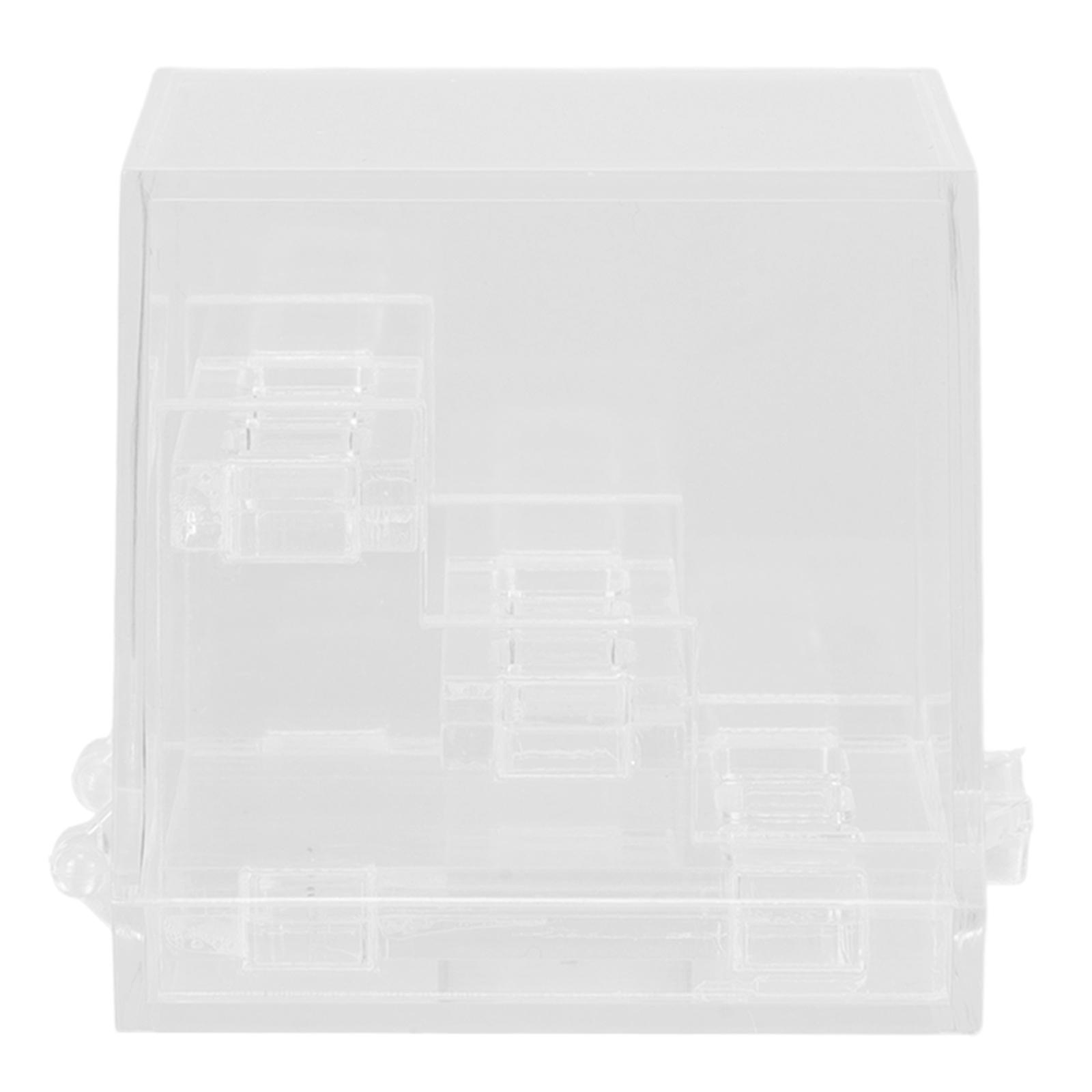 Gemstone Display Box Clear Acrylic Organizer Three-Tier Design Home Display 1Set
