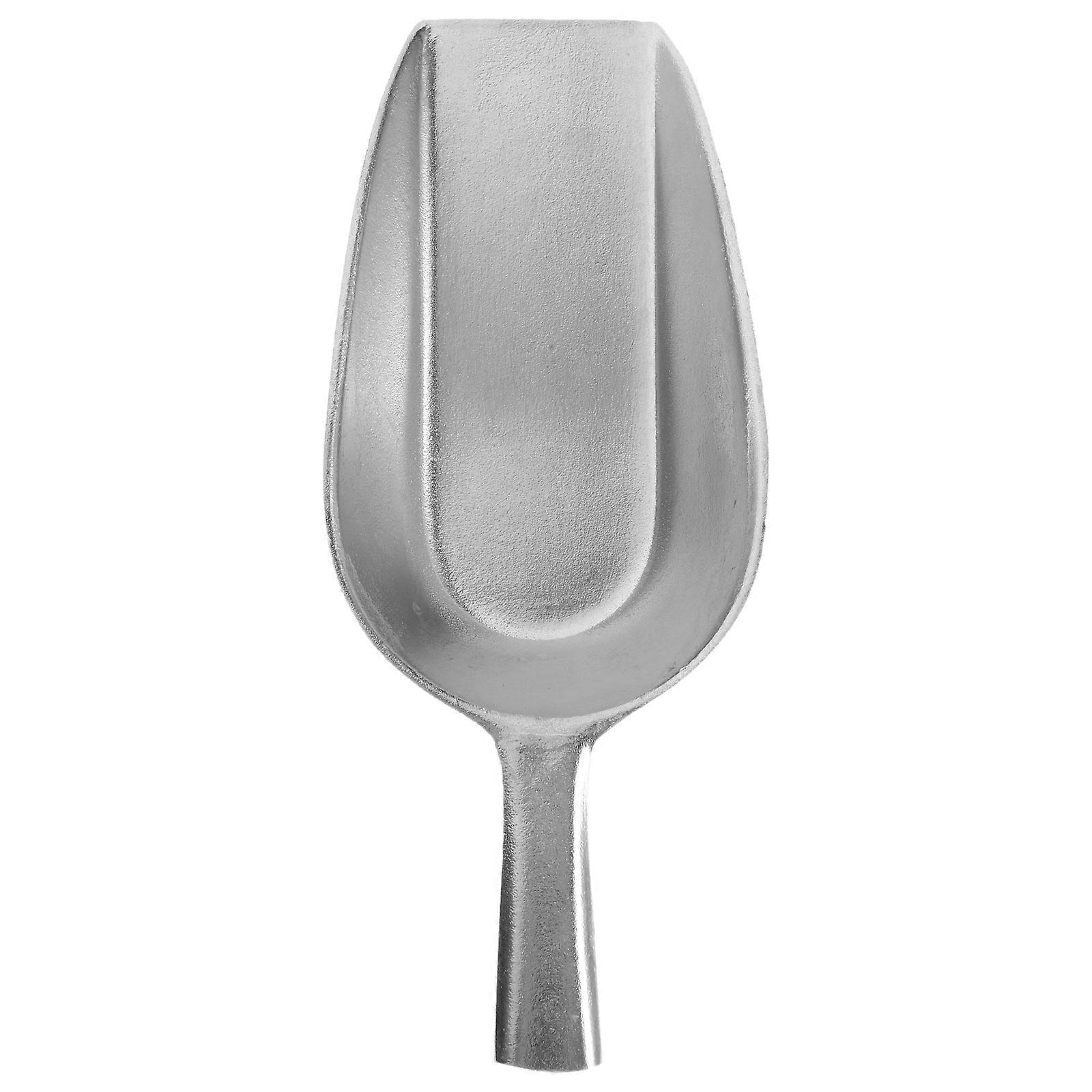 Multi Function Feeding Scoop Aluminium Home Use Silver Color Lightweight Compact Design 1 Piece
