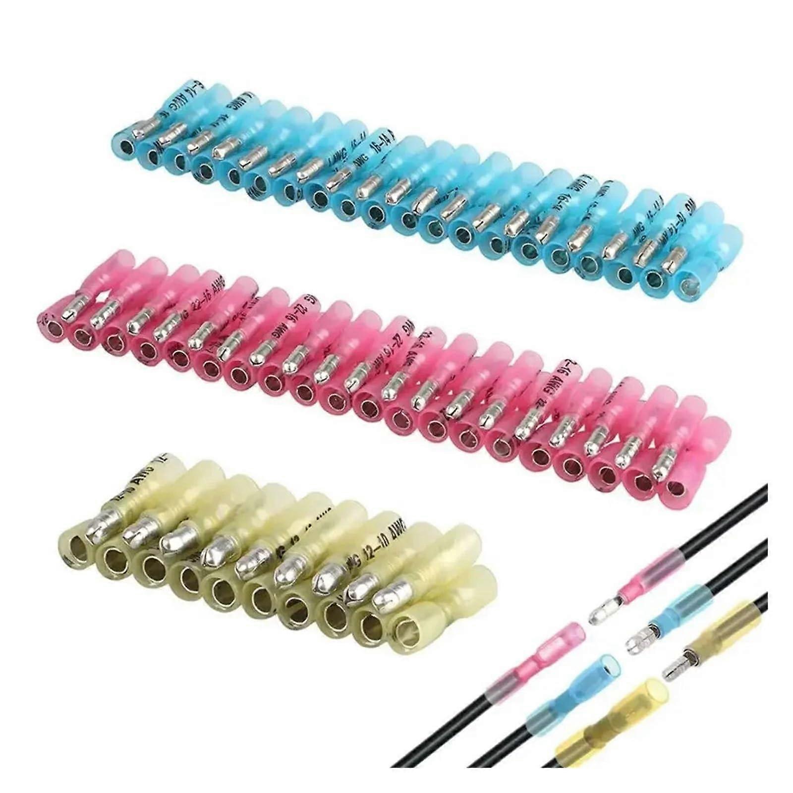 100/200PCS Heat Shrink Tube Bag Printing Heat Shrinkable Terminal Combination Heat Shrink Tubing Kit (200 PCS)