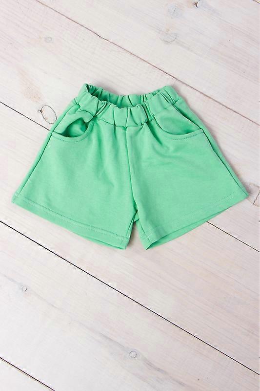 Shorts (girls) – Cotton Blend, Elastic Waist, Pockets,, Summer,  HC 6033-057-1