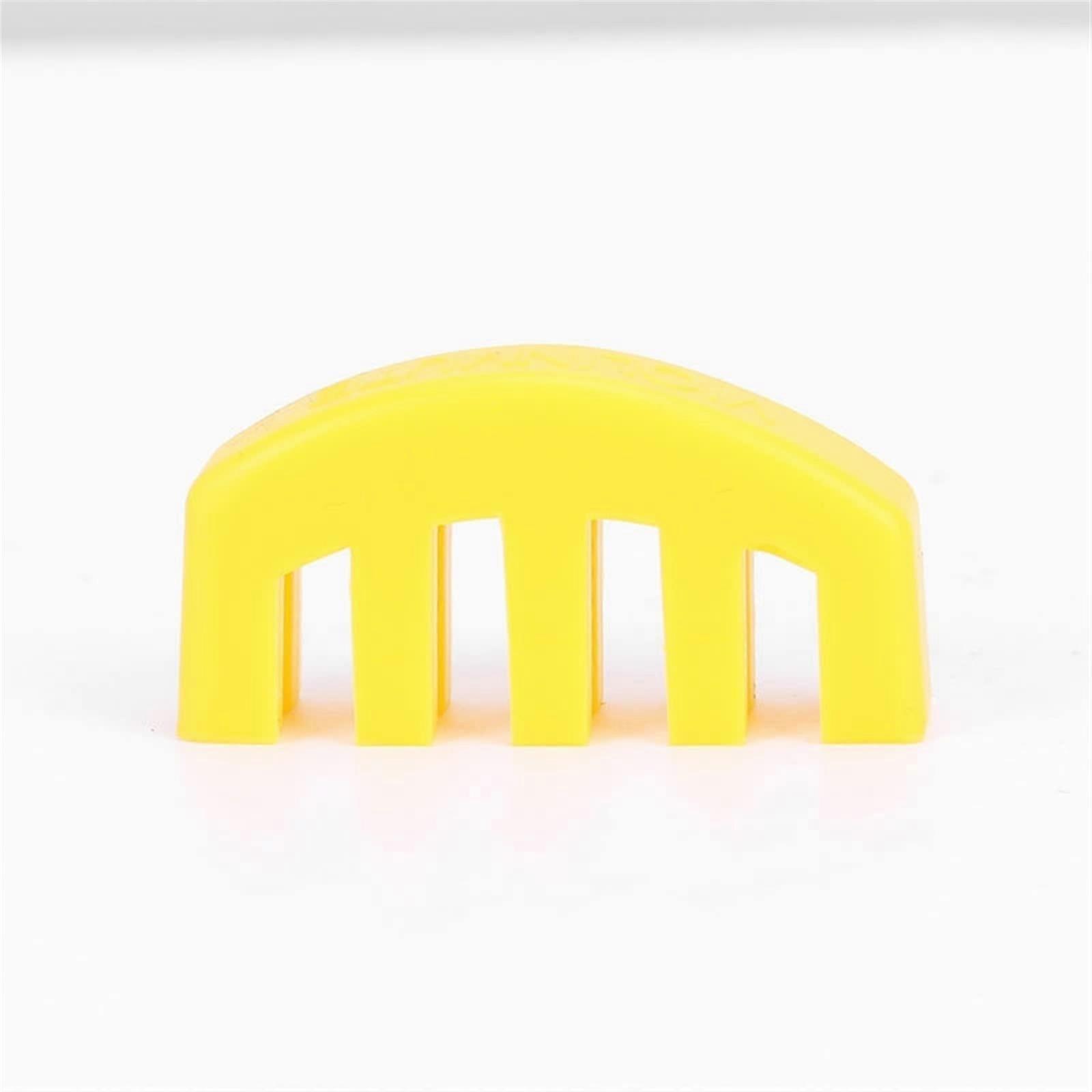 Geigenschalldämpfer Silicone Rubber Violin Mute for Five-Prong Accessories - Yellow Color Option