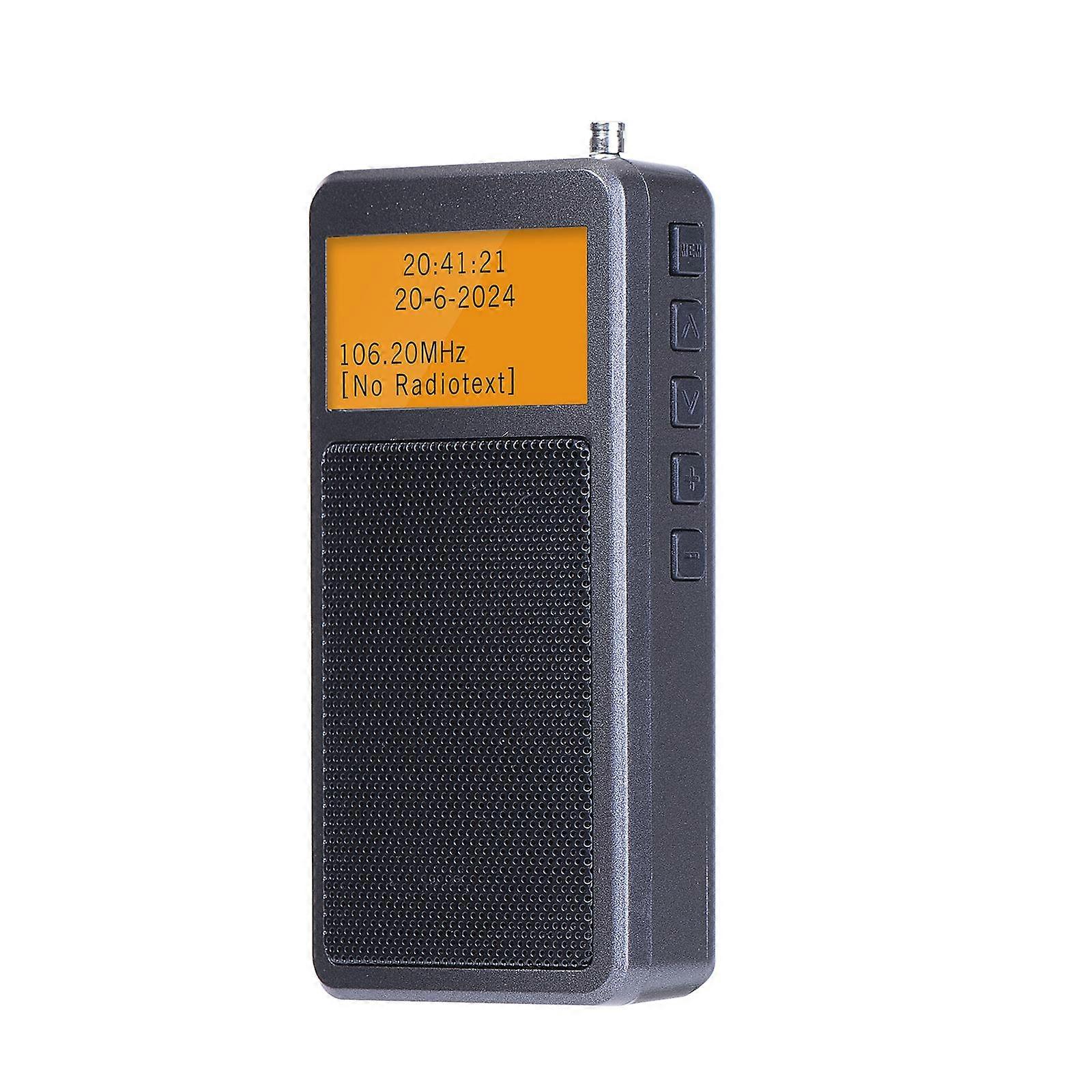 HanRongDa HRD-205 Portable FM Radio Multifunctional Radio Convert Signal to BT Headphones Auto Scan