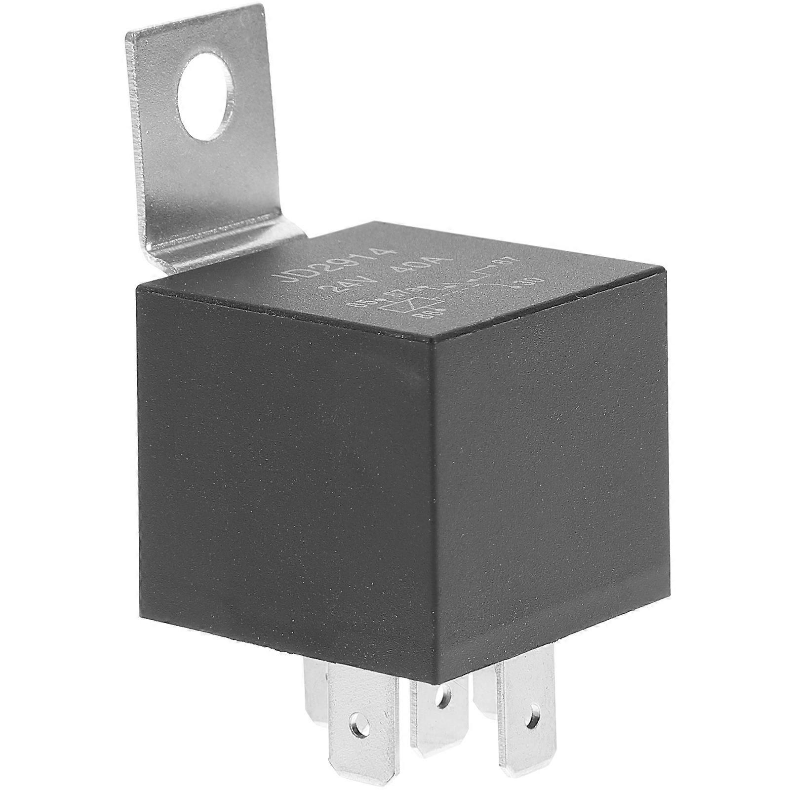 Starter Relay 24v 40a 5 Pin All-Copper Electromagnetic Coil Stable Performance Automotive Electrical Systems 2Pack