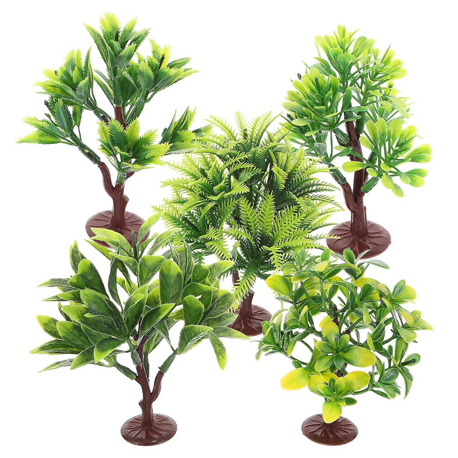 10pcs Simulated Tree Decorations for DIY Sand Table and Tree Decor