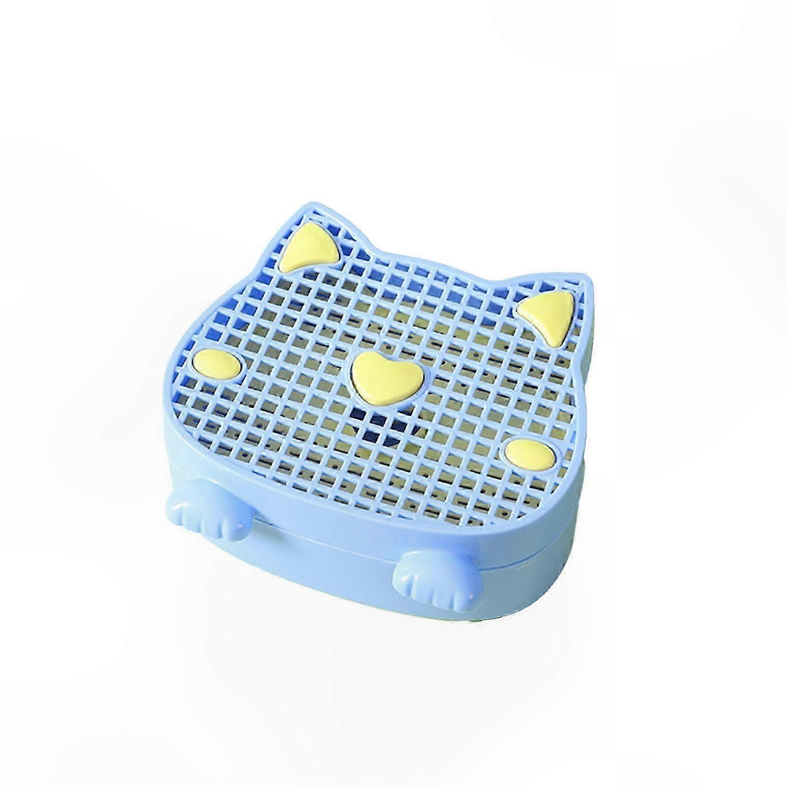 Hydroponic Cat Grass Planter with Detachable Head Shape and Fine Filter Hole for Pets