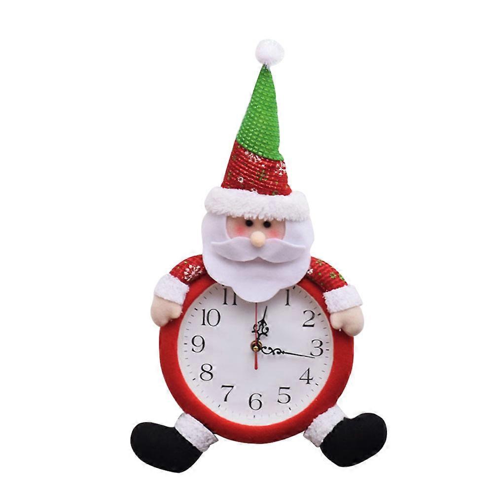 Clock Hanging Clock for Christmas Decoration Snowman