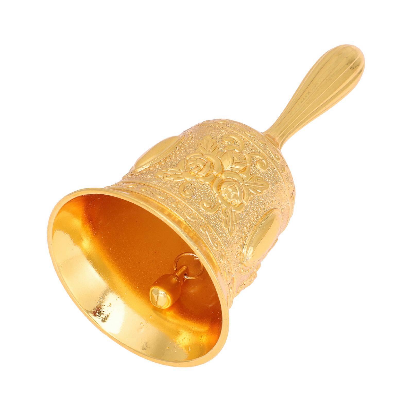 European Style Vintage Metal Hand Bell for Bar, Cafe & Home Decoration – Resistant Sound, Unique Artistic Design
