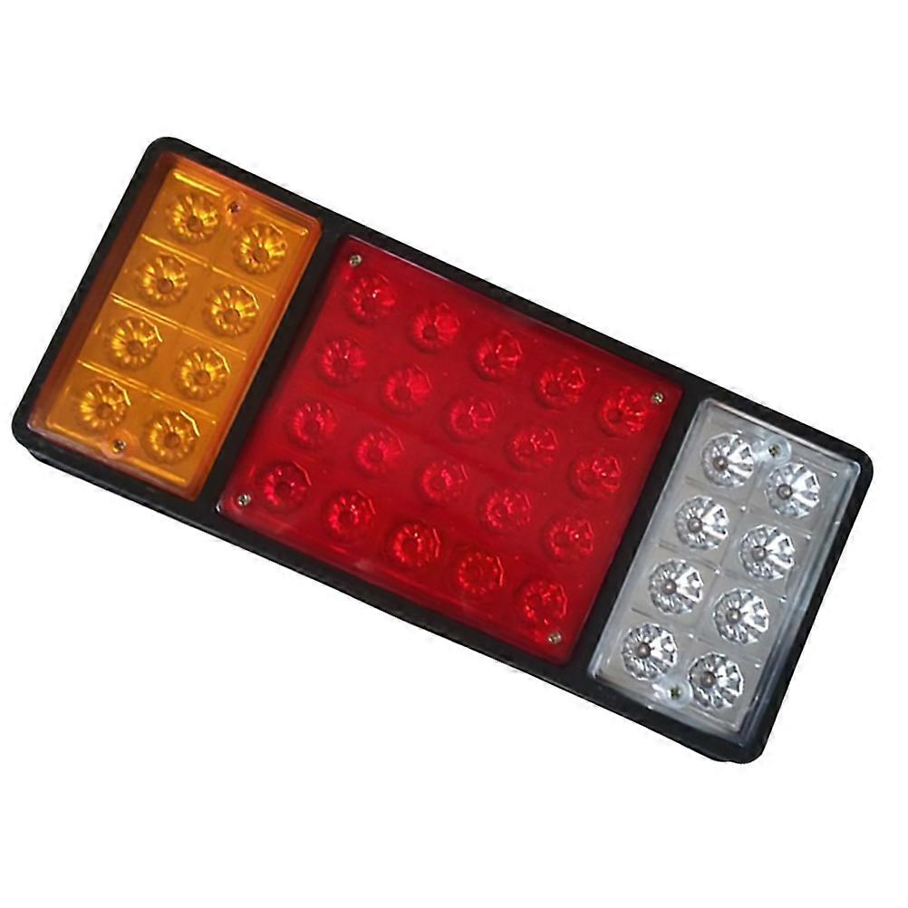 Cargo Trailer Lights 2Pcs 12V Waterproof Square Lamp for Lorry Outdoor Use High Brightness Replacement
