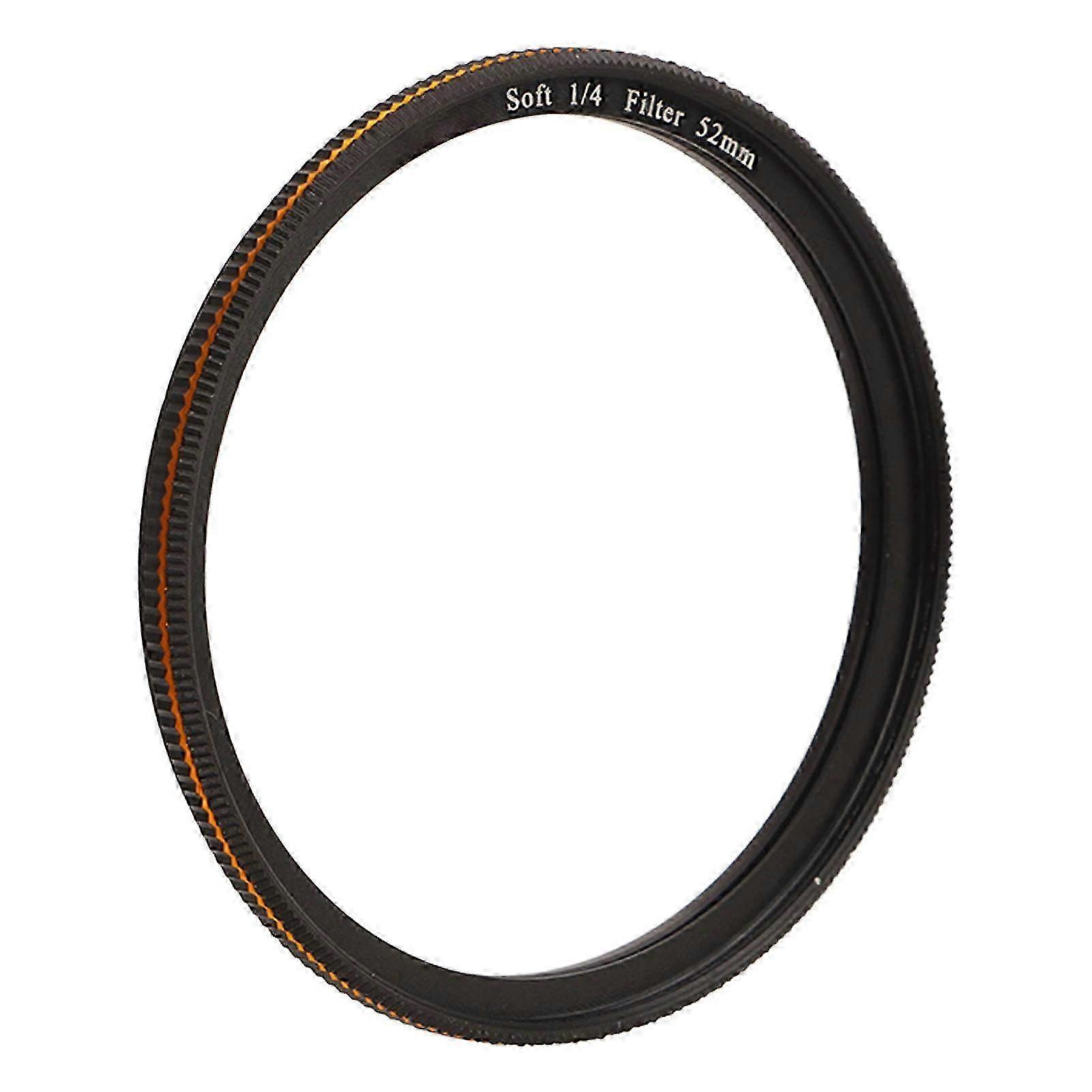 1/4 Soft Diffusion Filter for DSLR Cameras - Matte Frosted Optical Glass Filter with Dreamy Cinematic Effect for 52mm Micro Lens