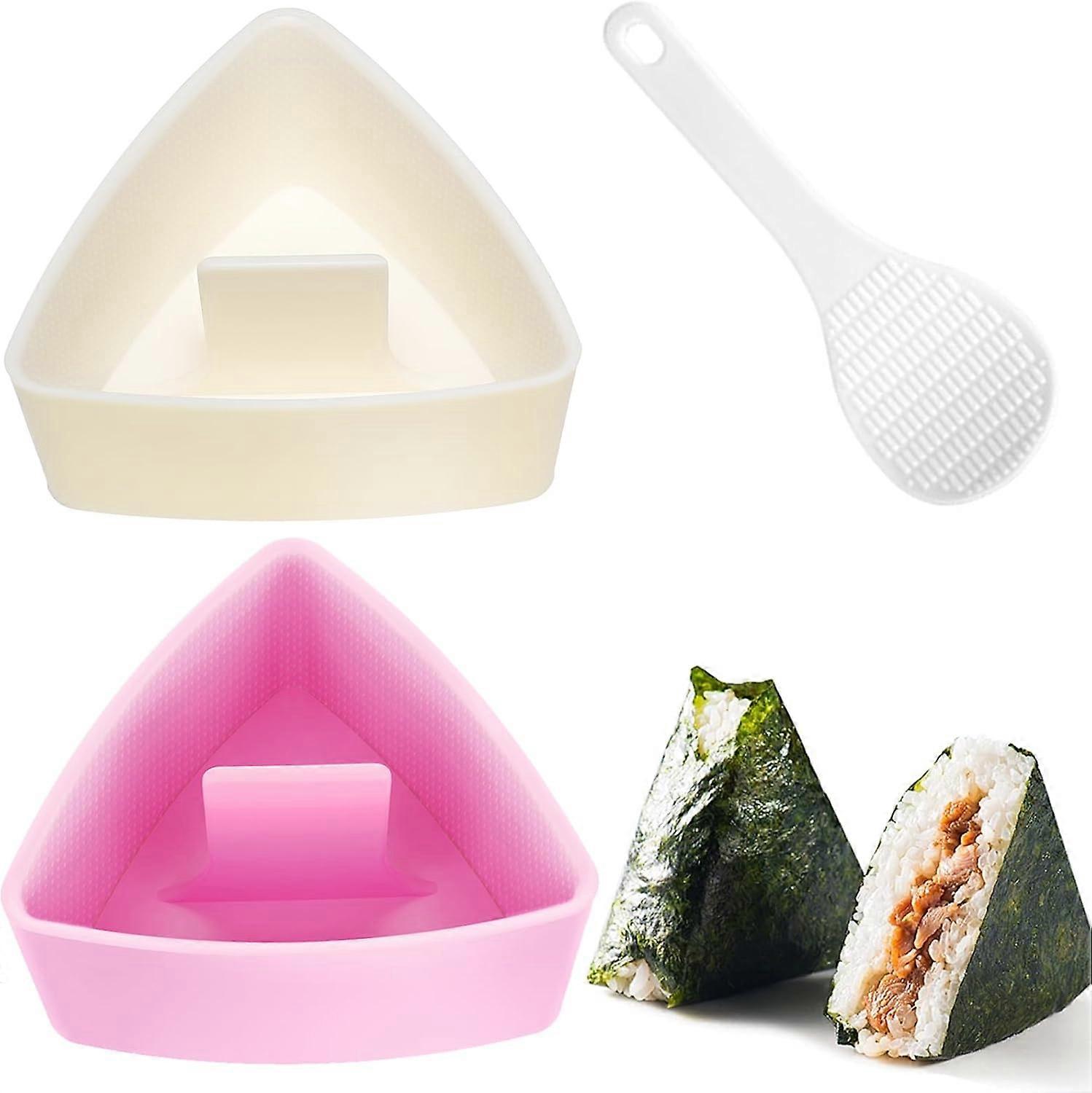 Onigiri Mold Triangle, 2 Pack Large Rice Ball Mold Sushi Makers