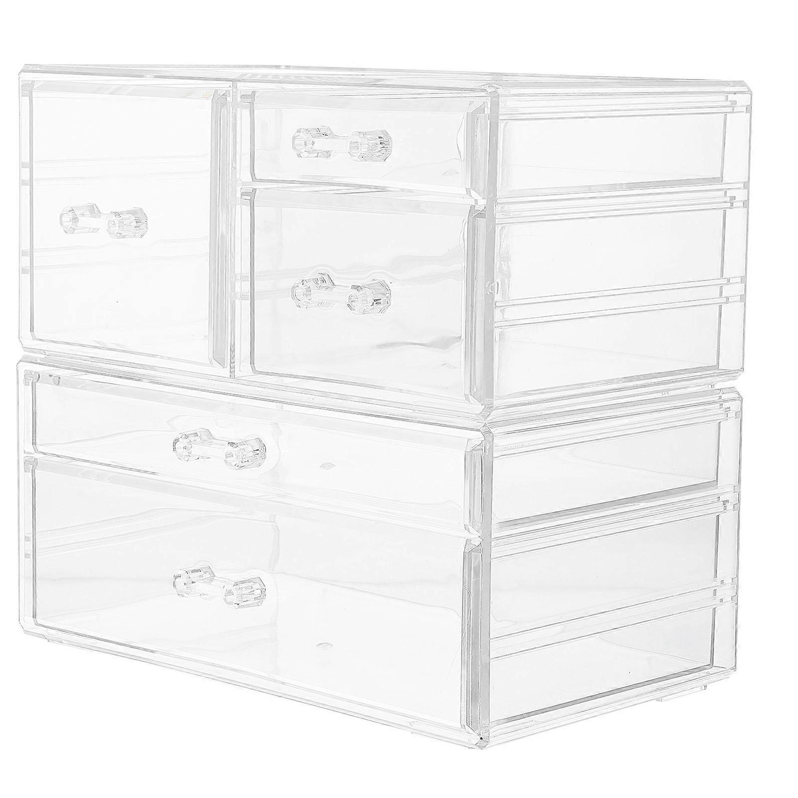 Storage Box for Cosmetics, Closed Structure to Protect Necklaces and Rings, Robust Build