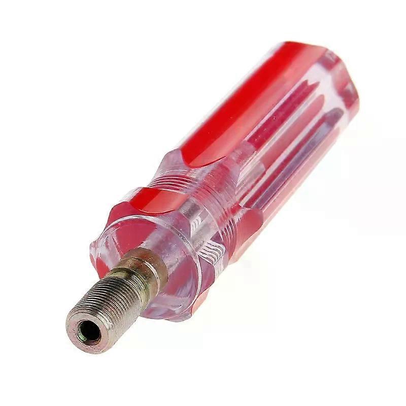 Red Transparent Imperial Unit Thread CATV Coaxial Cable F Connector Hammer
