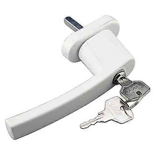 Window Handle PVC Plastic Casement Window Gear With Button Inside Outside Opening Steel Gear Compatible