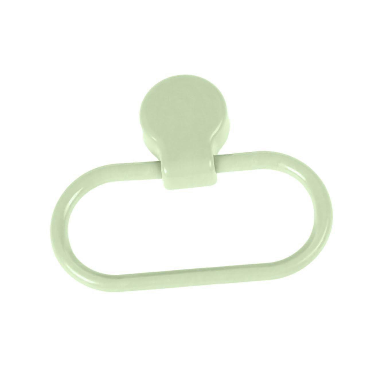 Green Medium Adhesive Wall Towel Holder with Unique Design for Dish Towel and Hand Towel Storage