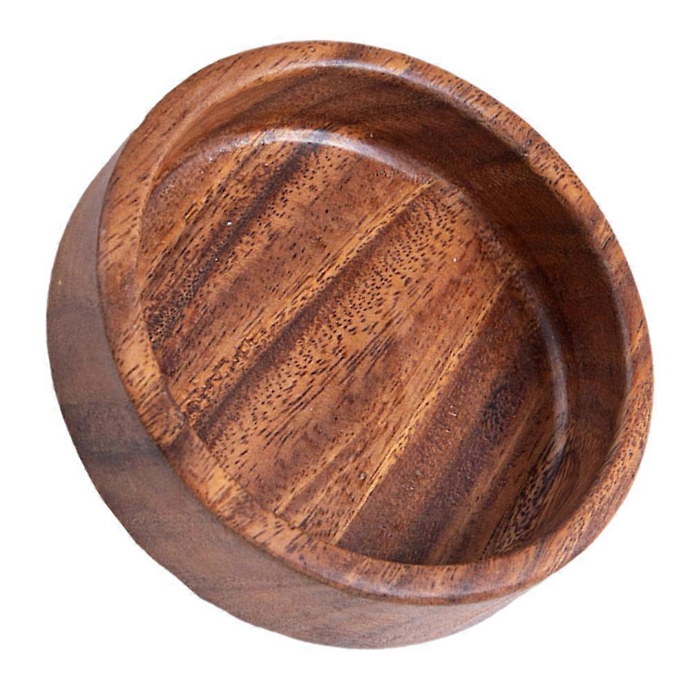 Simple Walnut Food Tray Multipurpose Serving Plate for Home & Restaurant Use, Elegant Design for Snacks, Fruits, Candles & More