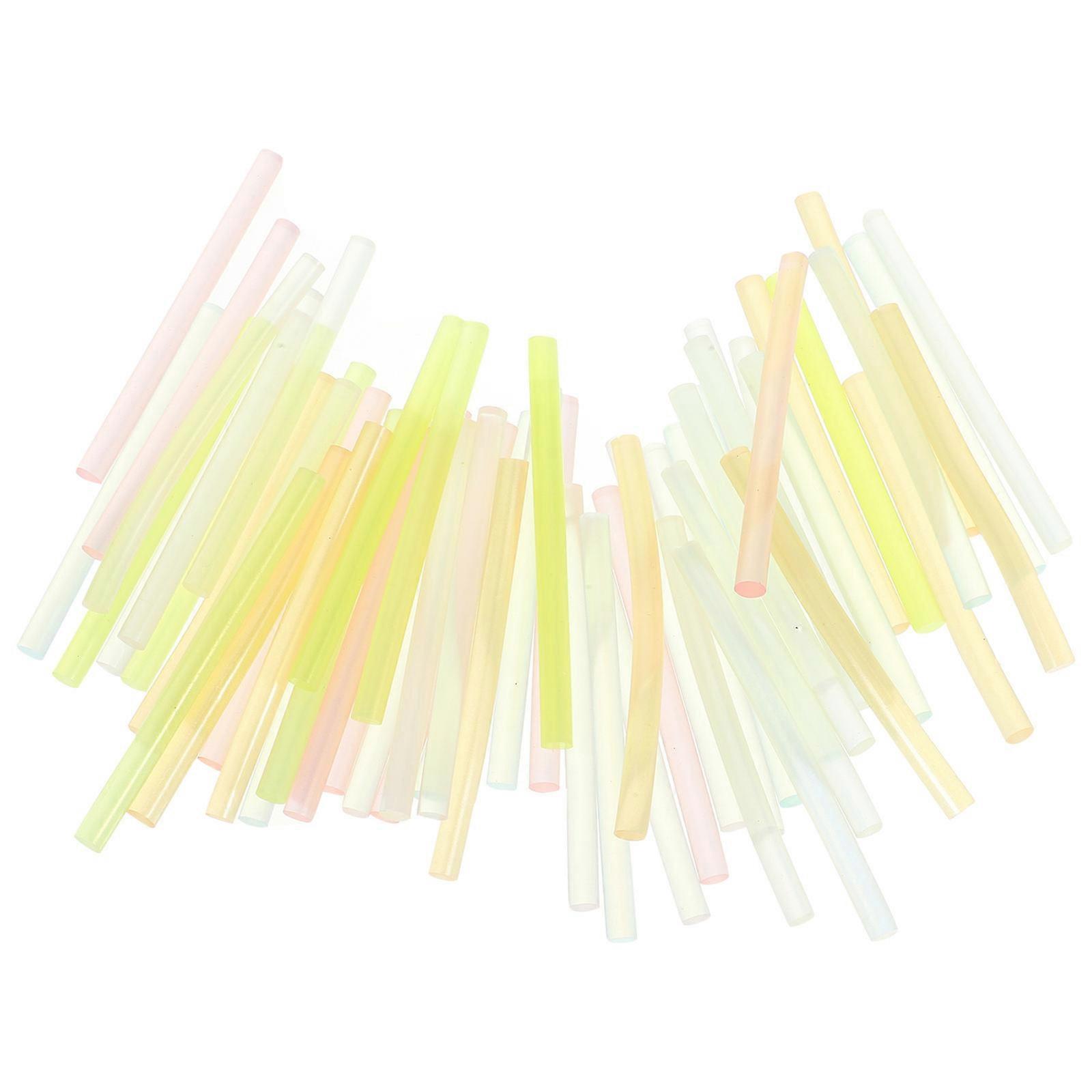 60Pcs Hot Glue Sticks for DIY Crafts with Strong Adhesion and Quick Melting Assorted Color EVA 6mm