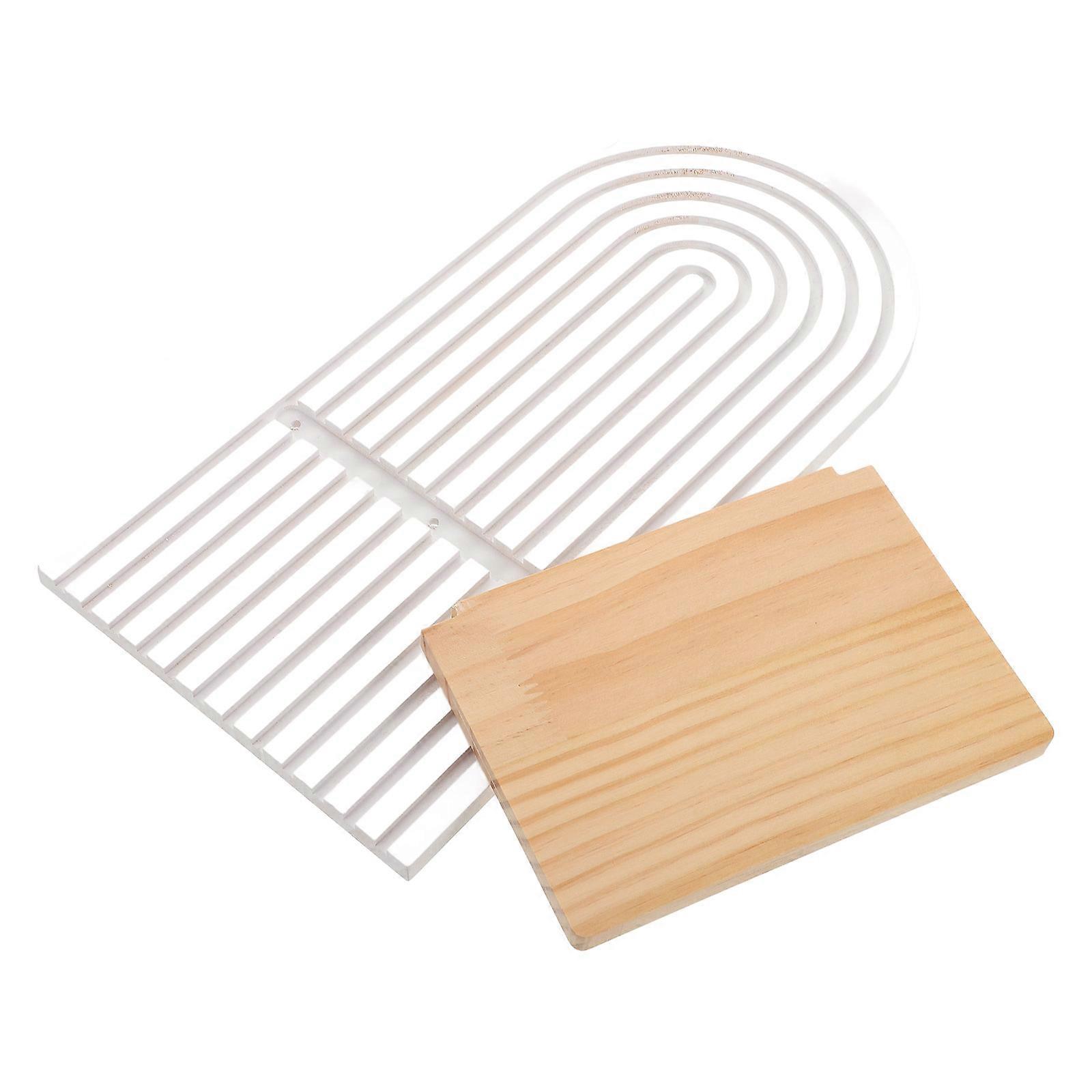 إطار صورة خشبي أبيض لتزيين الجدران تصميم حديث أنيق مصنوع من الخشب القوي