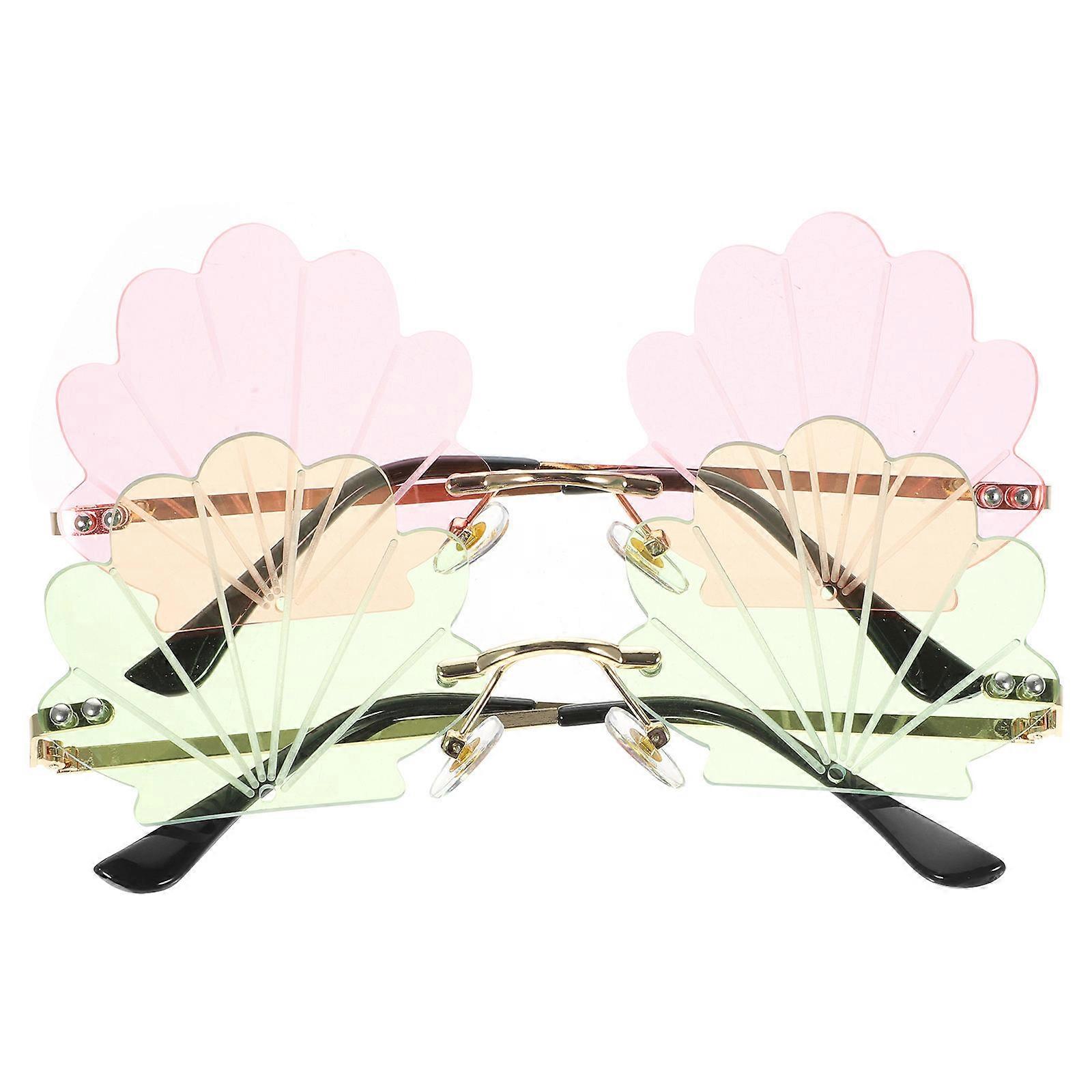 Assorted Color Novel Design Eyewear For Women 5.5X5.5X2.1In Photography Props 2Pack