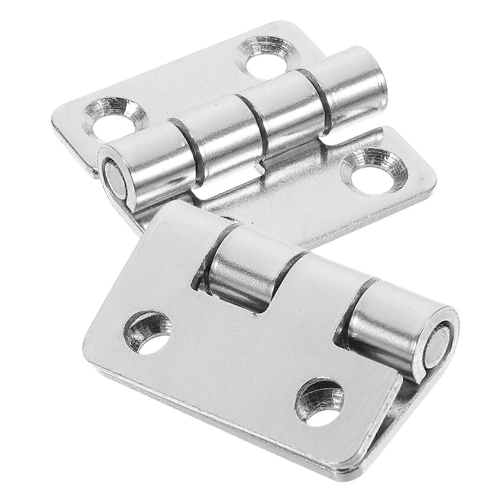 2Pcs Small Metal Replacement Gate Cabinet Door Hinges Supplies