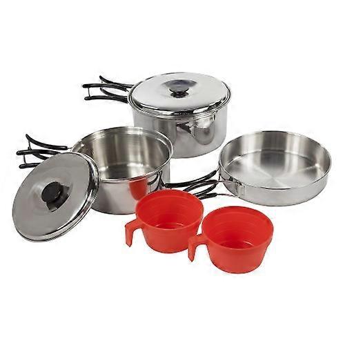 Regatta Outdoor Compact Stahl Camping Kochen-Set