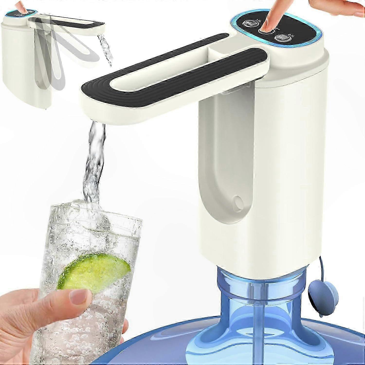 USB Rechargeable Portable Water Dispenser Bottle Compact Efficient Electric Pump