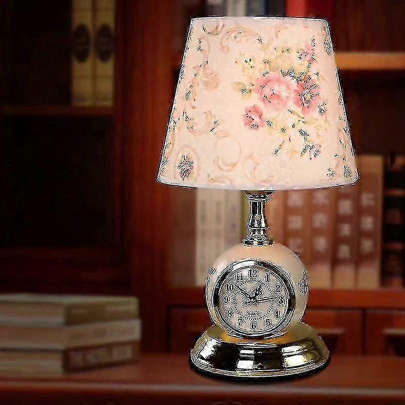 Lamps Modern Clock Table Lamp Night