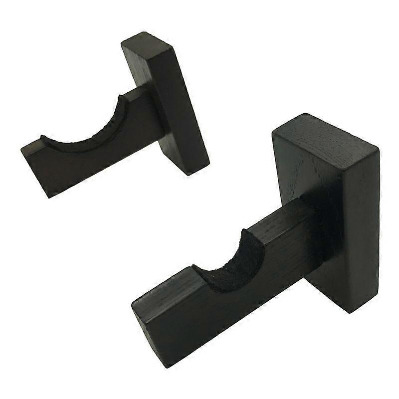 Black Baseball Bat Wall Mount - Horizontal Display