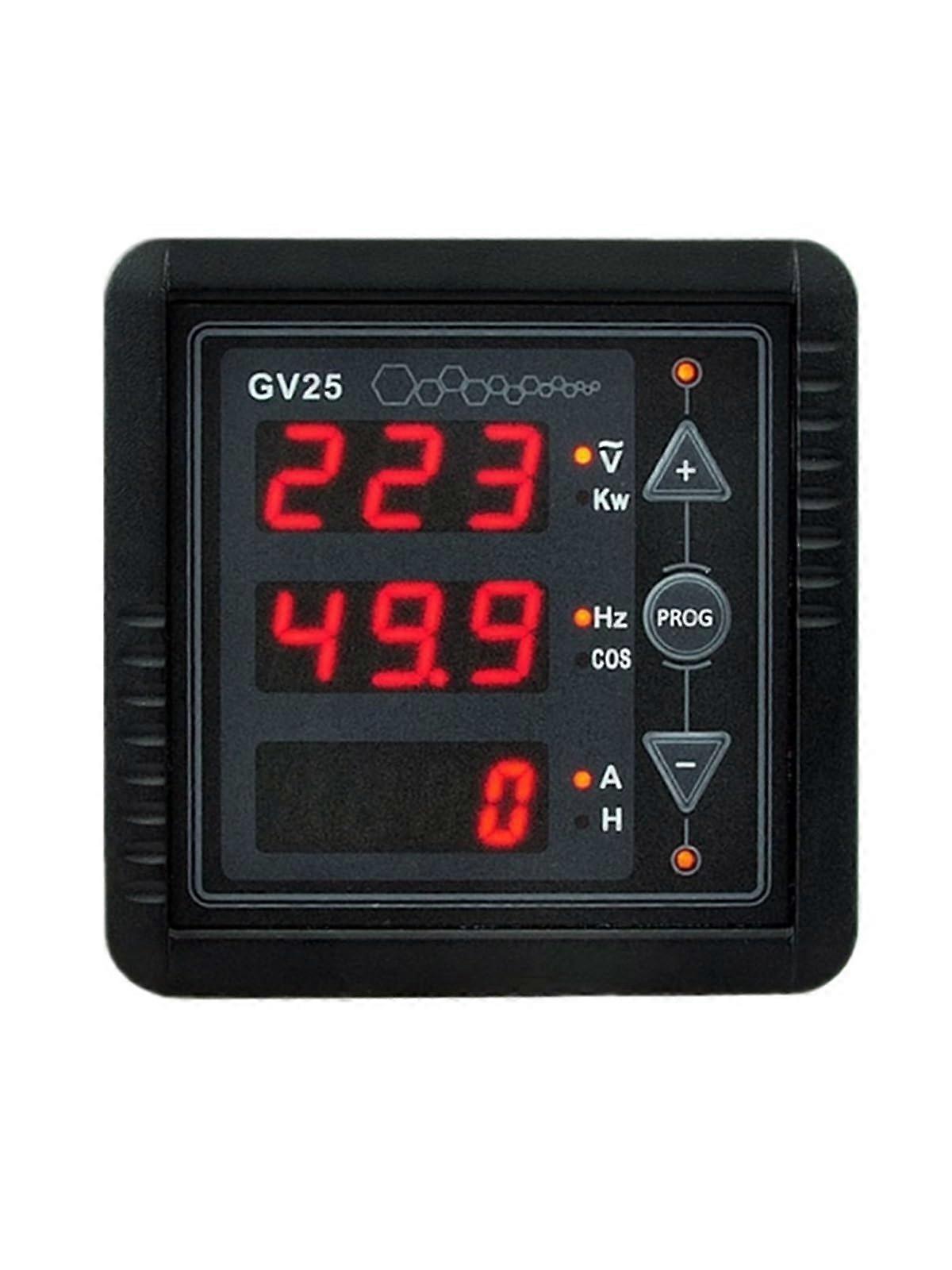 GV25 MK2 Digital Display AC Parameter Meter For Diesel Generator Controller 110V/220V