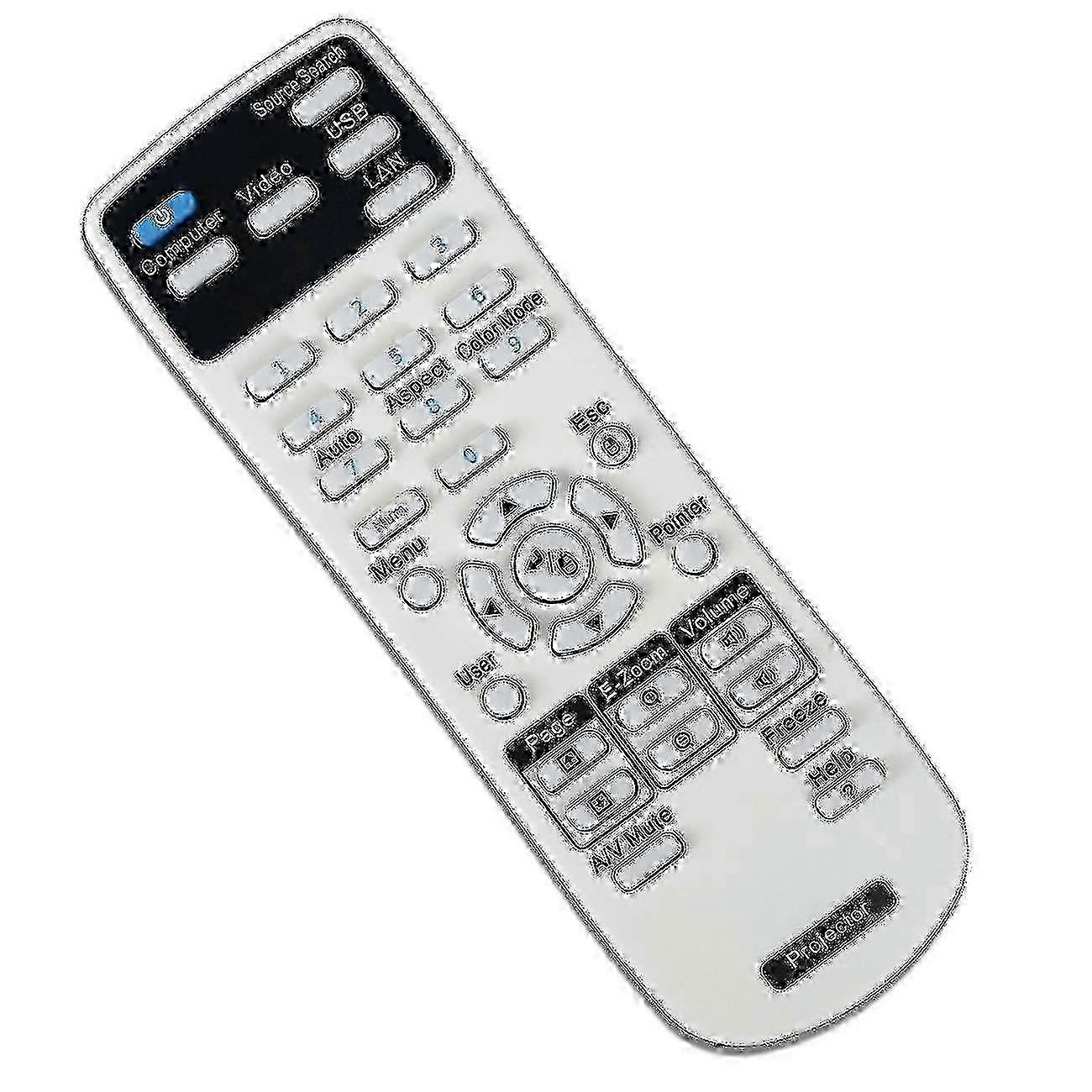 Epson Projector Remote Control for Home Cinema, EB, EMP, EX, VS, H, Brightlink, Powerlite Series JA