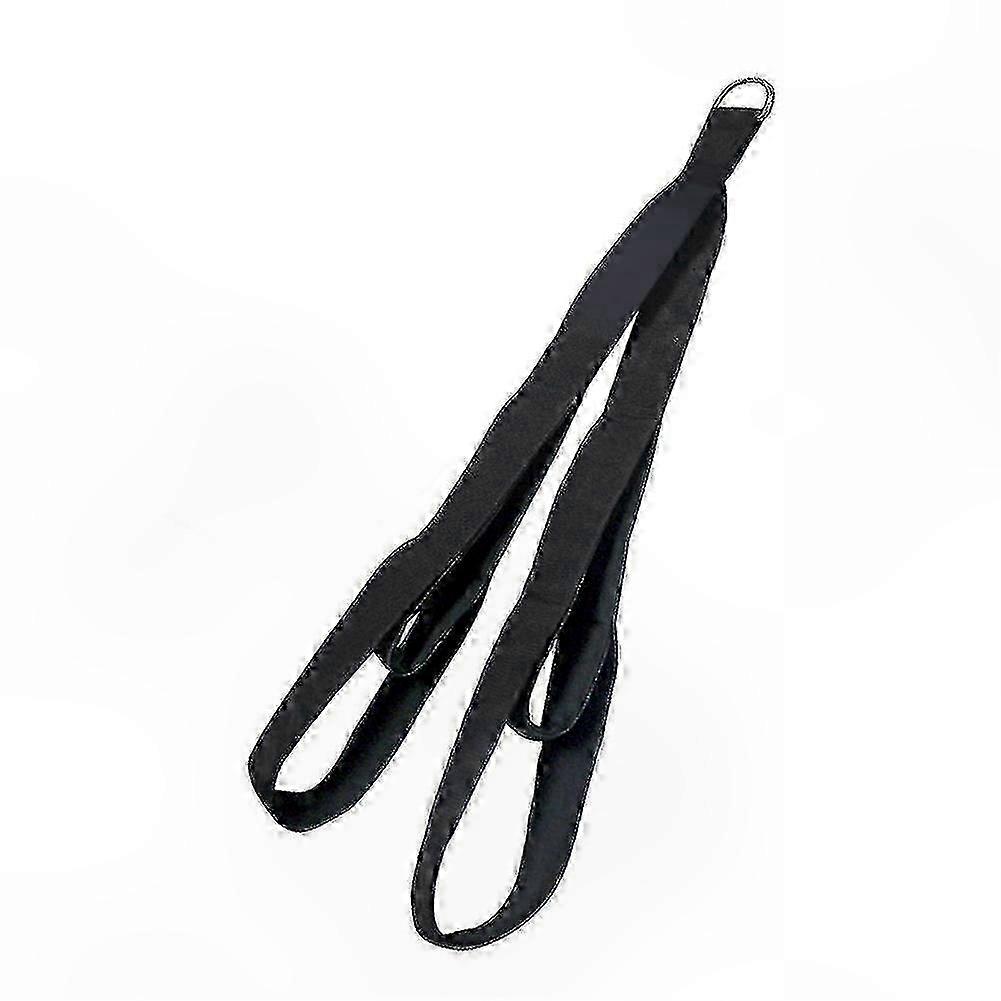 Dual-Length Tricep Pull Down Rope, 28.7" & 22" Built-In Cable Attachment for Fitness Equipment Accessory