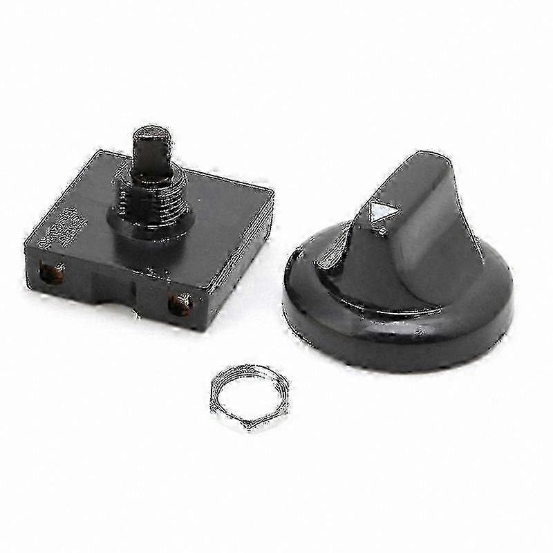 4-Pack 3-Speed Fan Control Rotary Switch with Knob for Multi-Position Adjustment hwy