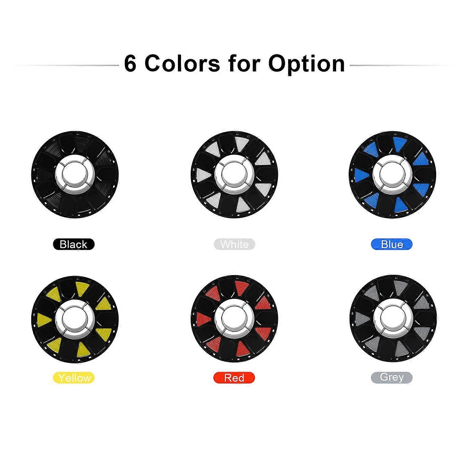 خيوط Creality Ender 3D Printer PLA 1.75 مم 1 كجم / 2.2 رطل دقة أبعاد خيوط +/- 0.02 مم ، أصفر