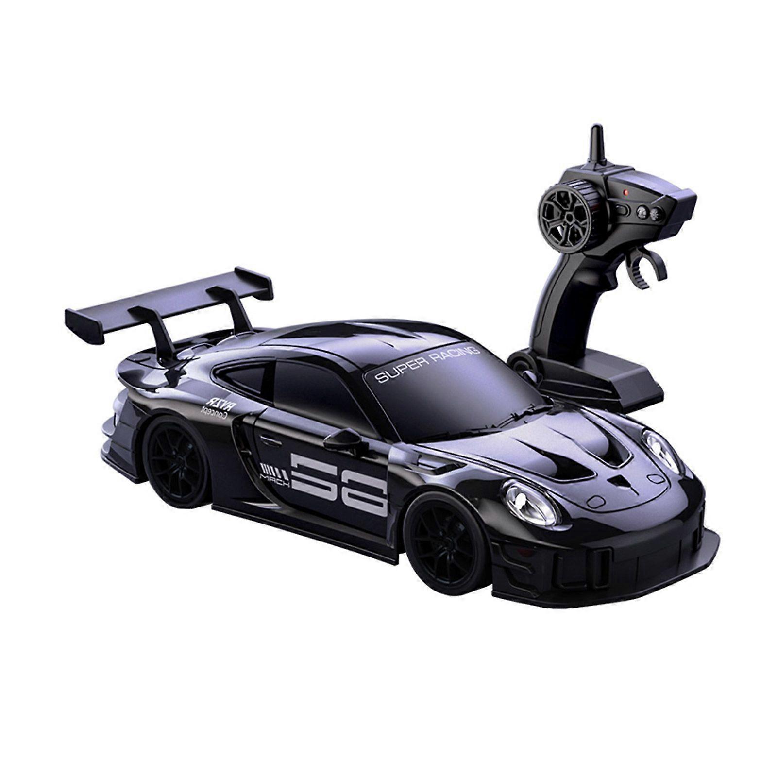 1:24 Scale 4WD RC Drift Car with 2 Speed Modes, LED Lights & 50m Range Gift