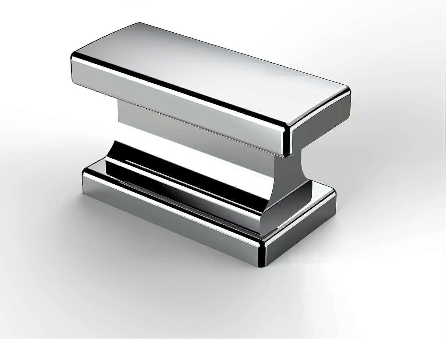 Kitchen Cabinet Knobs, 1 Pack Polished Chrome Zinc Alloy Knobs for Dresser Drawers, Kitchen Cabinets