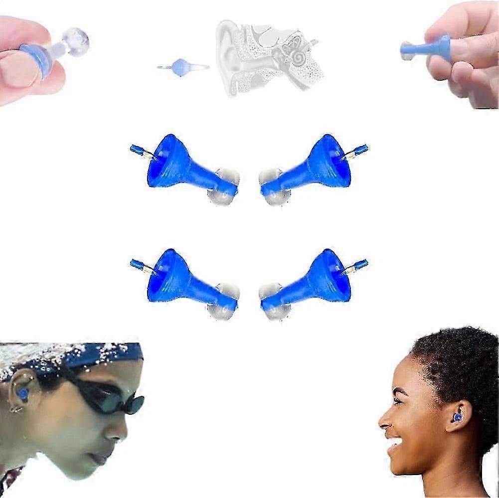 Innovative Inflatable Earplugs, Ultra-Comfy Reusable Noise-Reducing Earplugs