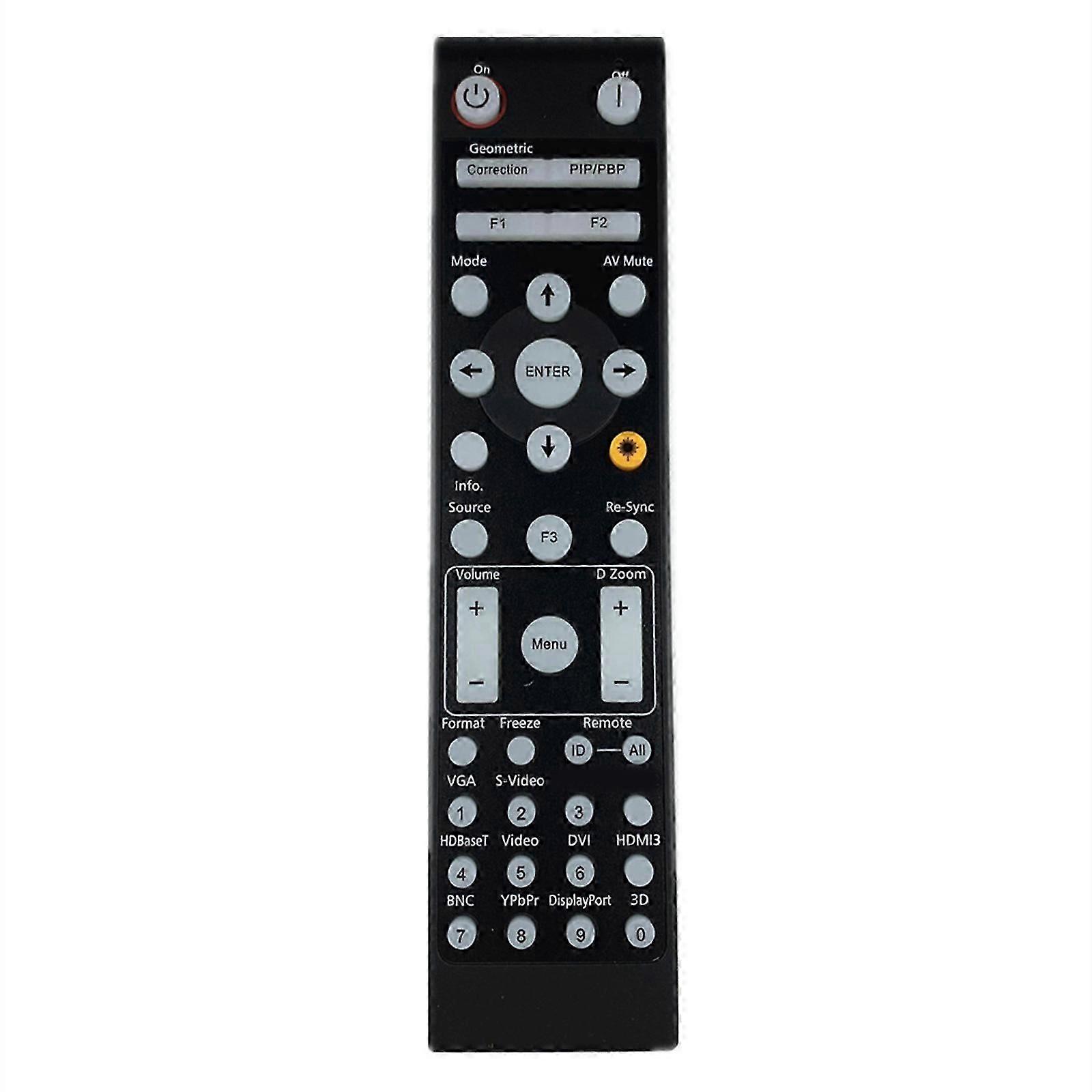 Projector Remote for Optoma EH515 X600 DH1017 EH415 EH515T BR-3070 Projectors Streamlined Navigation, Long Time Use