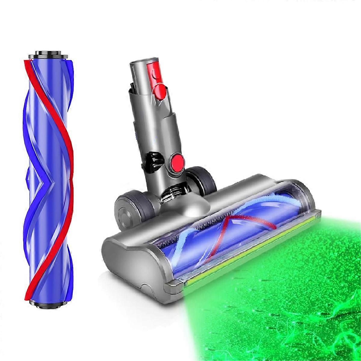 For Head Replacement Parts V12 Detect Slim V10 Digital Slim Cleaning Head with Green LED Light for C