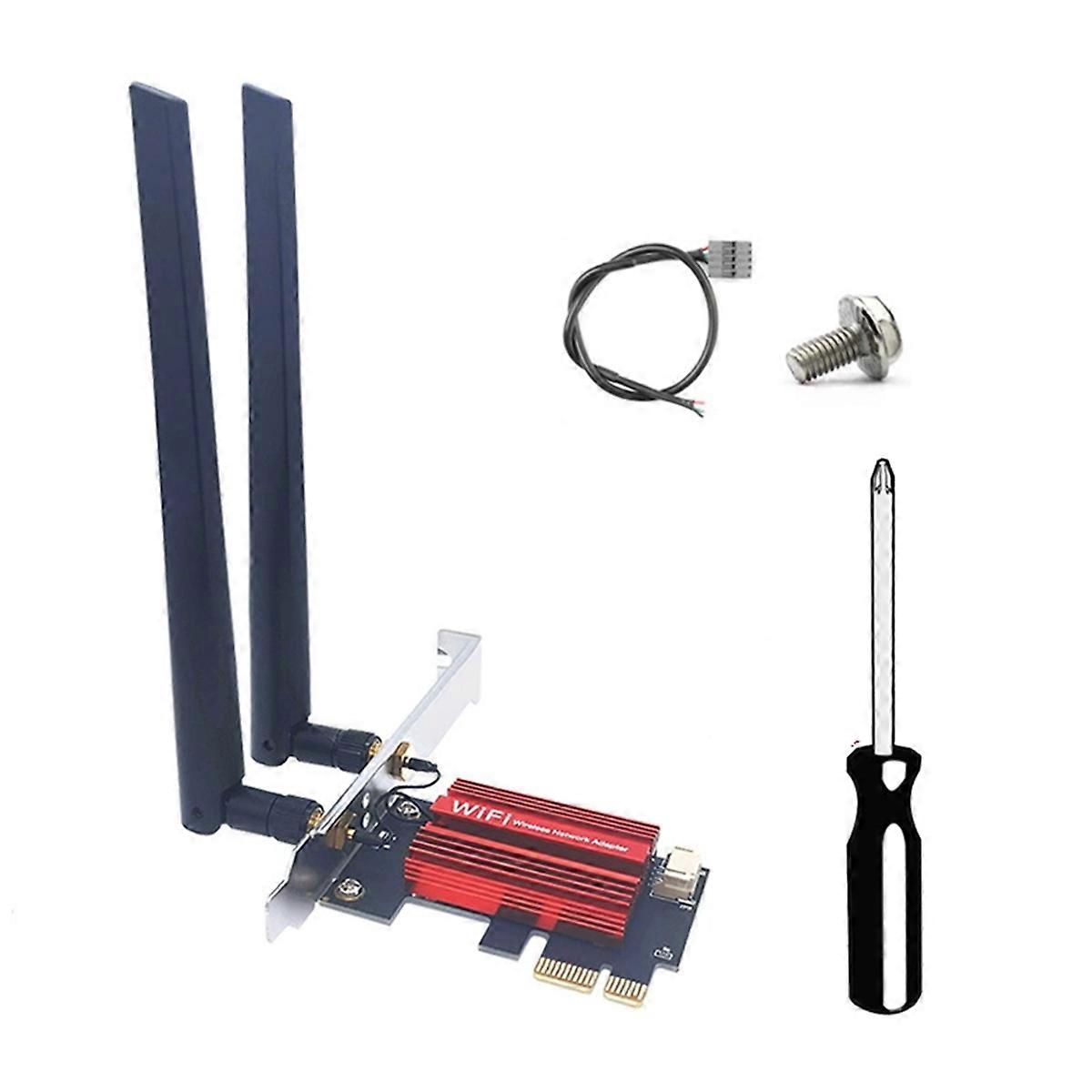 MT7925 WiFi 7 PCI-E Adapter Card Tri Band 2.4G/5G/6GHz 5374Mbps