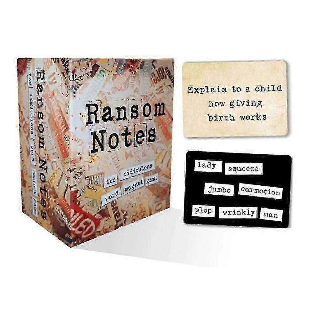 Ransom Notes: The Side-Splitting Magnetic Word Game for 3+ Players ...