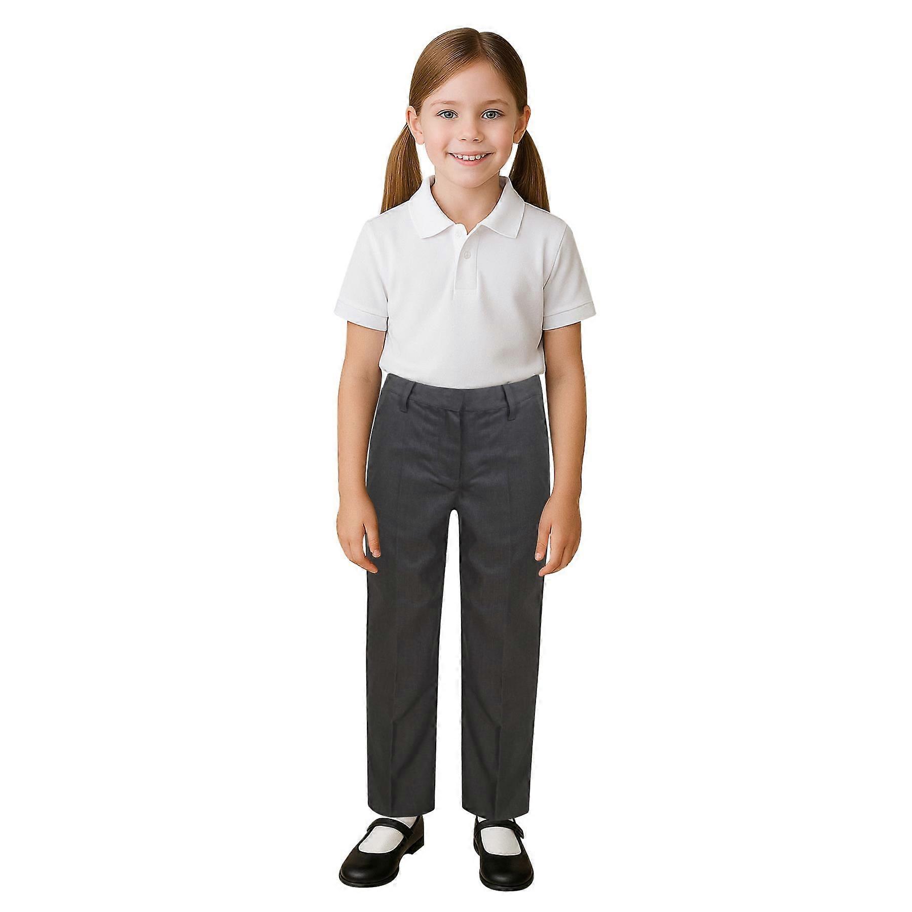 A2Z 4 Kids Girls Teens School Uniform Pant Slim Fit Teflon Coated School Trouser