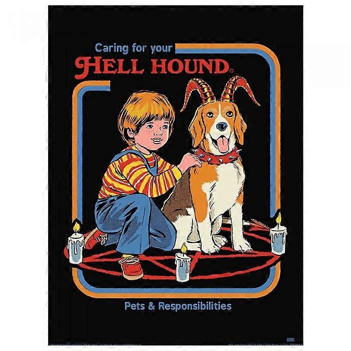 Steven Rhodes Caring for Your Hell Hound Print