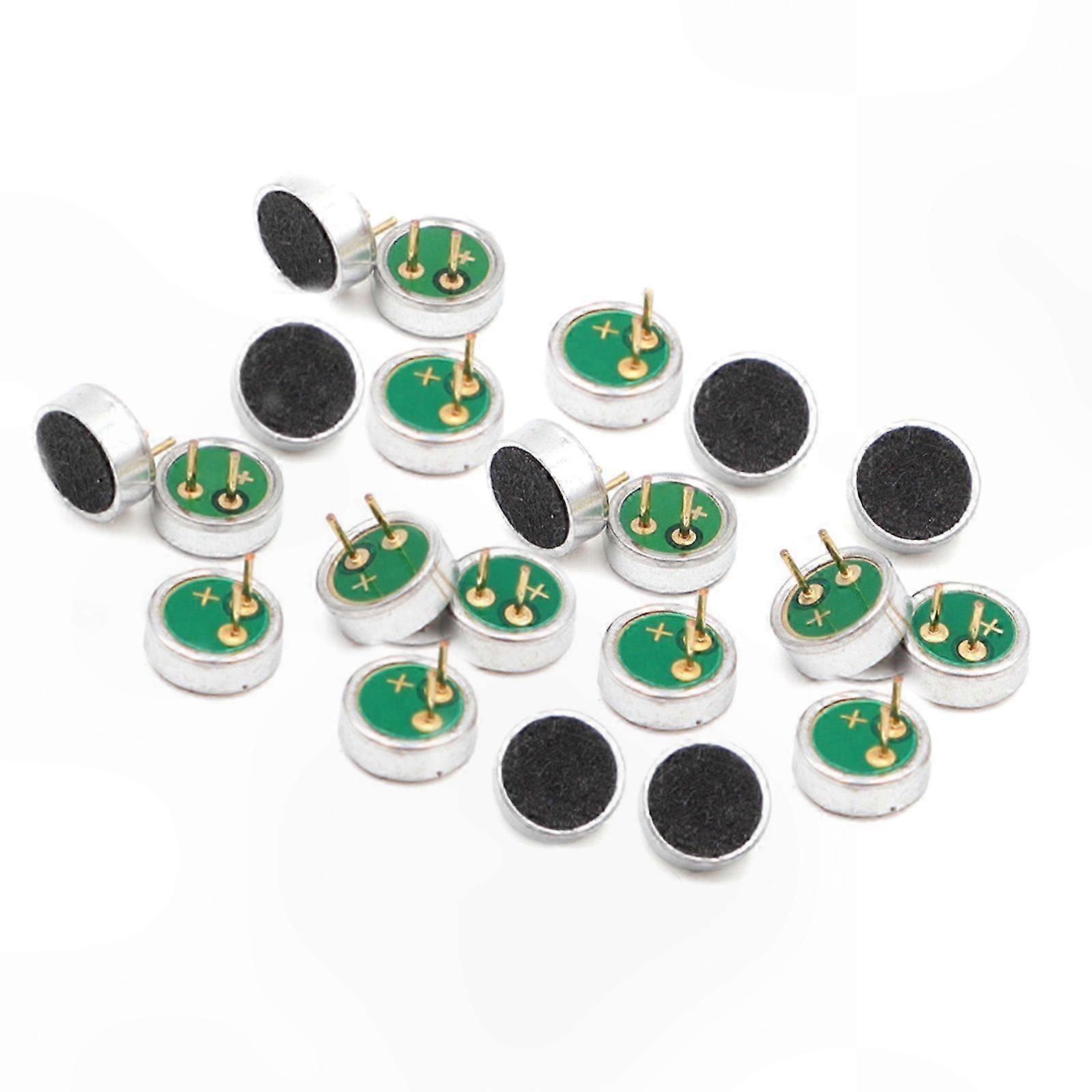 100Pcs Electret Condenser Microphones Omnidirectional Bulk Pack 6022P Model