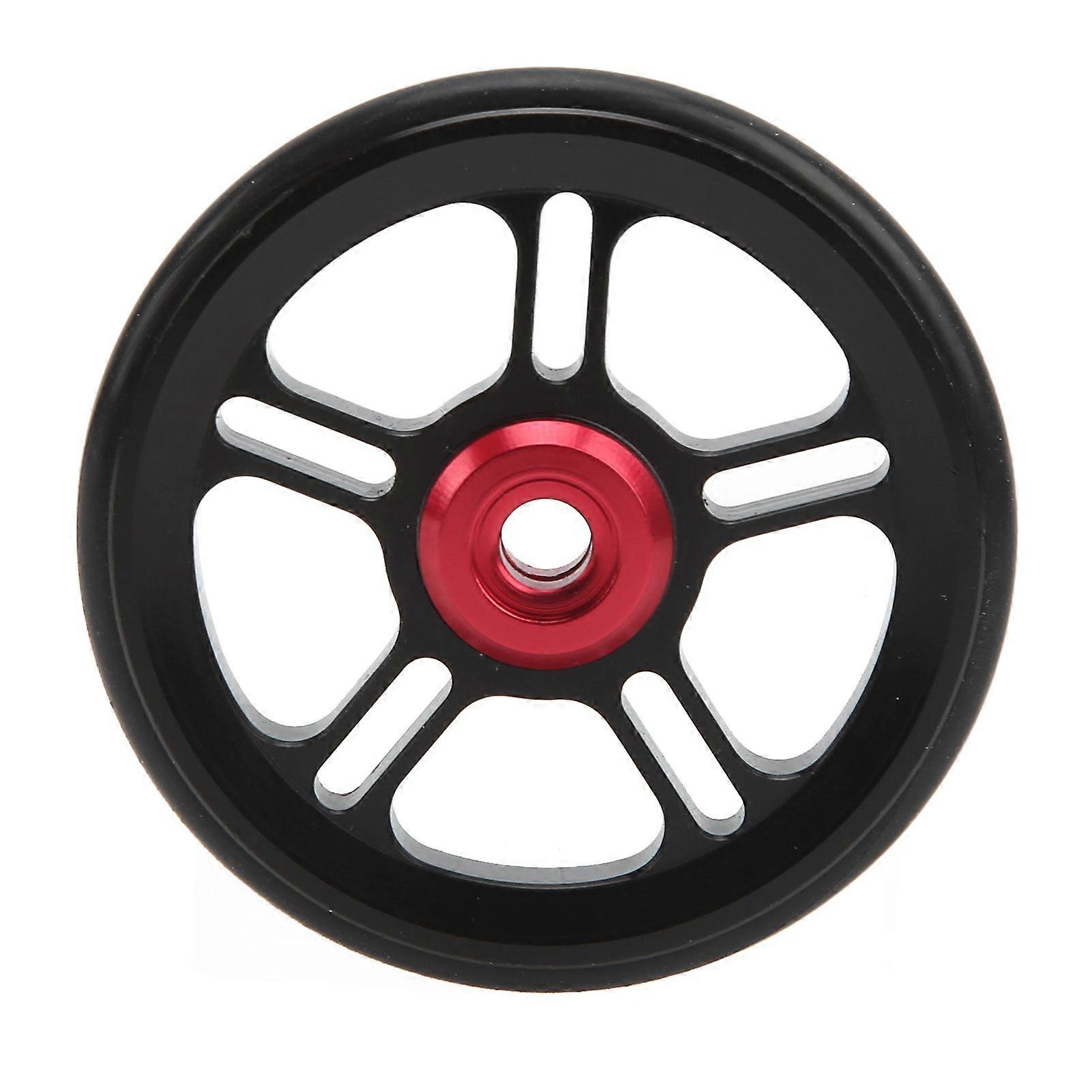 Folding Bicycle Easywheel Aluminium Alloy Auxiliary Wheel CNC Cutting for Brompton 6cm