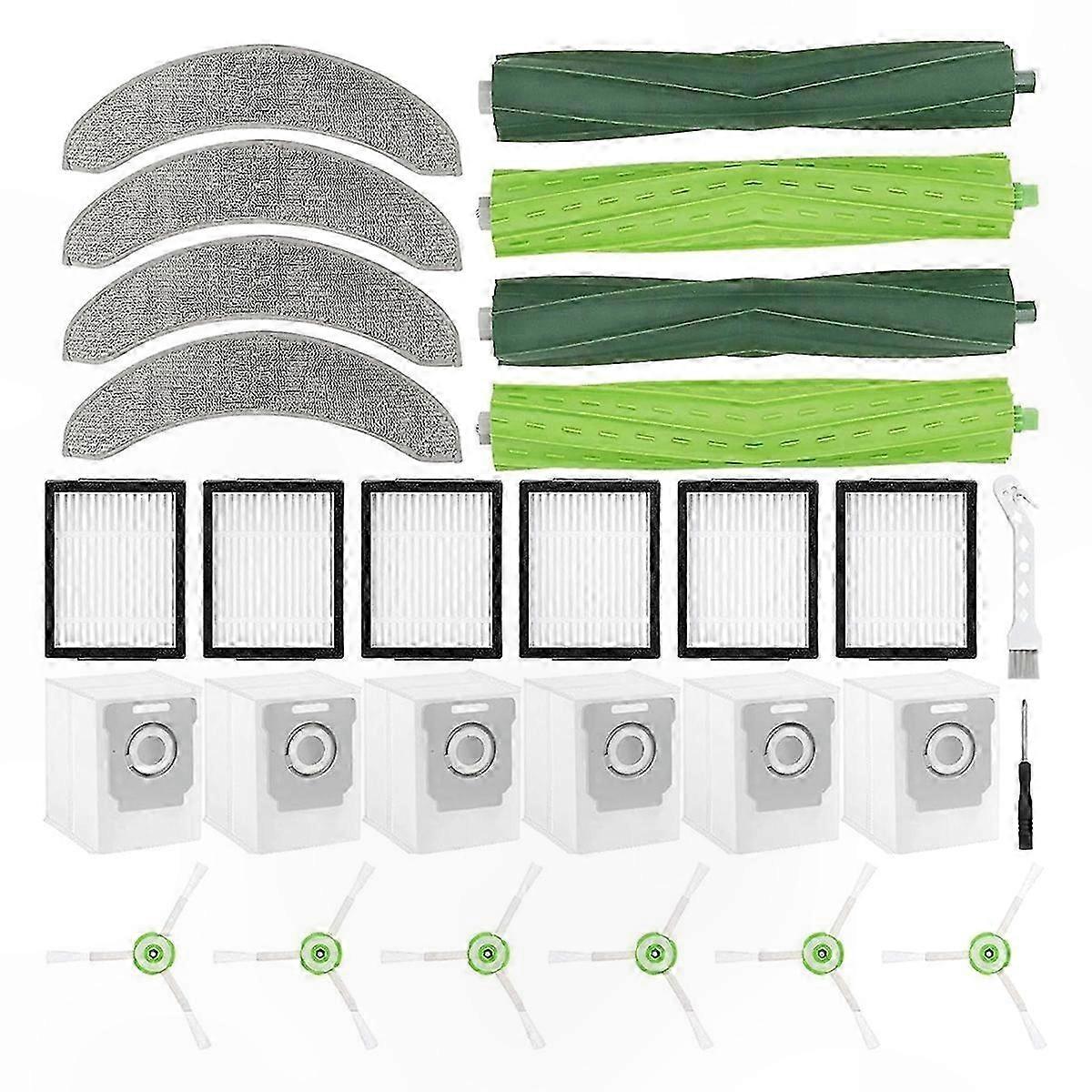 Spare Components for Robot Vacuum and Mop Compatible with iRobot Roomba Combo Models