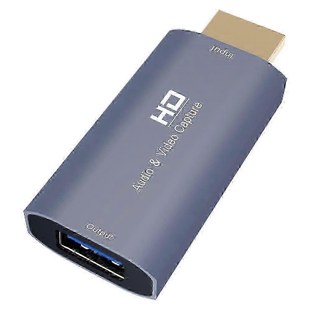 USB 2.0 Female to HDMI Male Video Capture Device Compatible with Windows Mac Z51