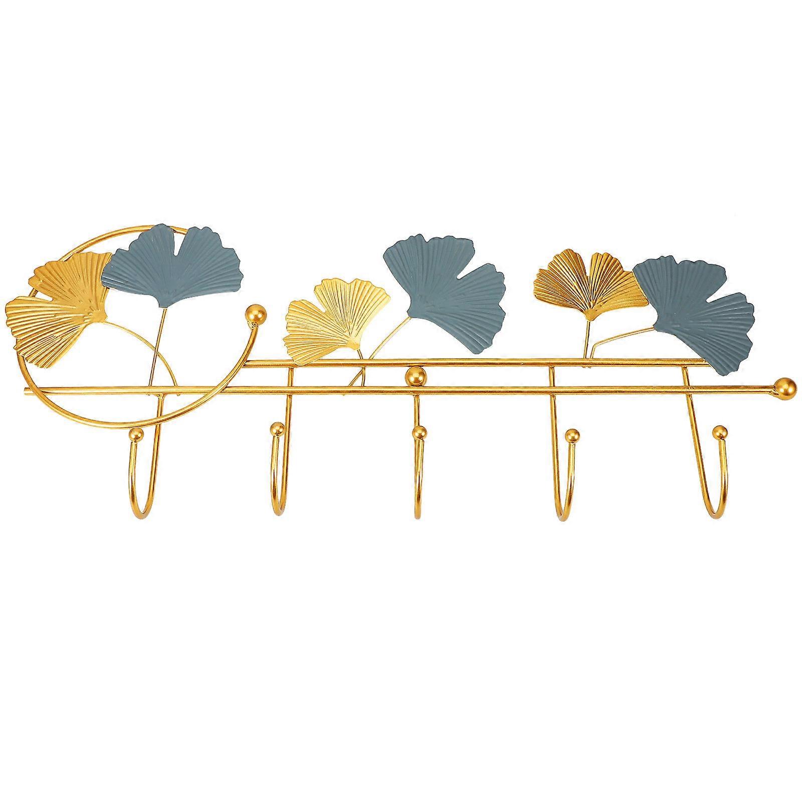 Coat Racks Wall Hangers Garment Hat Hanging Rack Kitchen Iron Multi Hook Coat Rack 5Pack