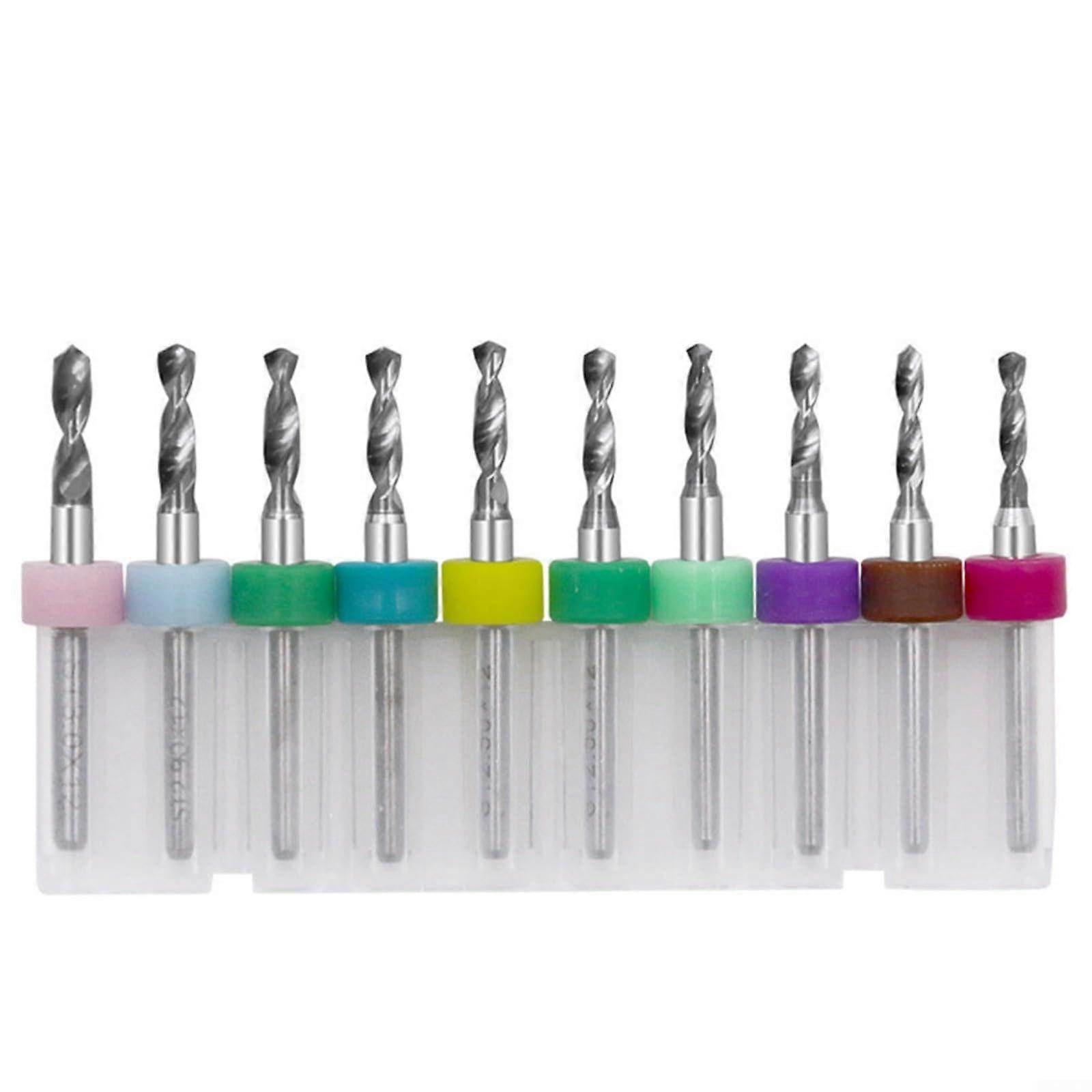 Carbide PCB Drill Bit Set 30 Piece For Metal Drilling Circuit Board Tool Kit 12mm Cutting Length 38mm Total Length