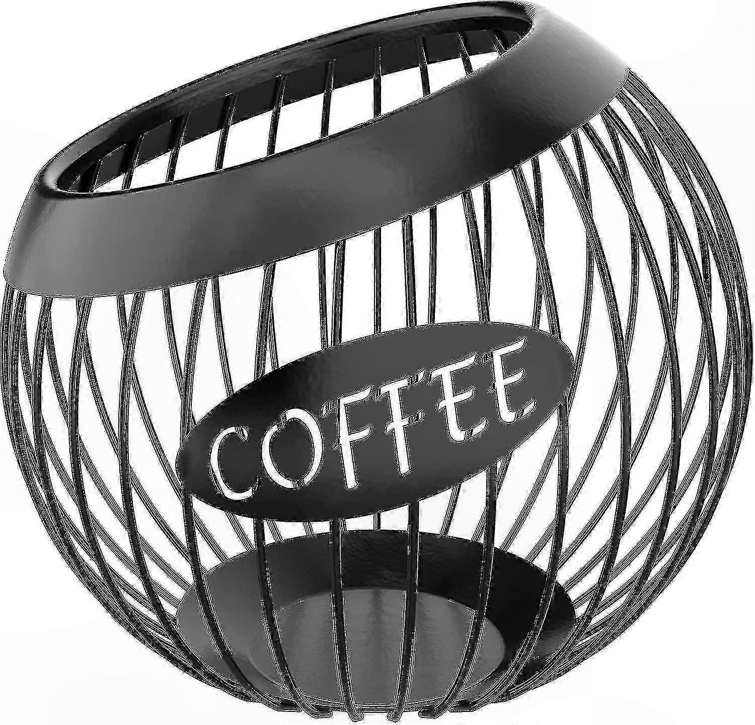 Coffee Capsule Organizer, Spacious Storage for Coffee Pods, Counter Basket for Coffee Bar Use